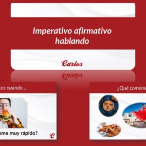 Imperativo Afirmativo hablando + cartas Poco Loco