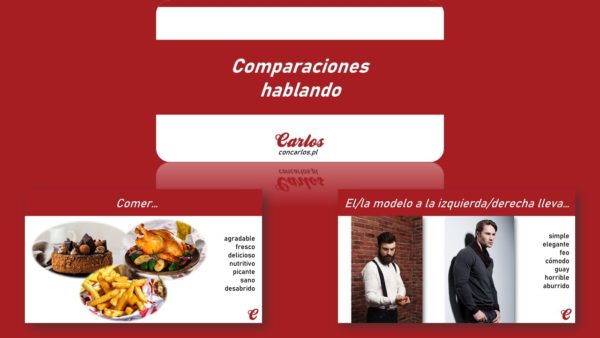 Comparaciones hablando