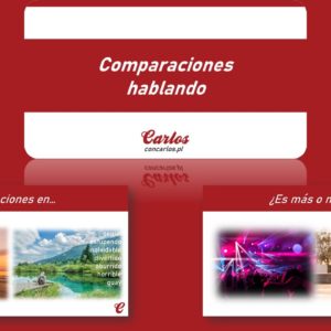 Comparaciones hablando