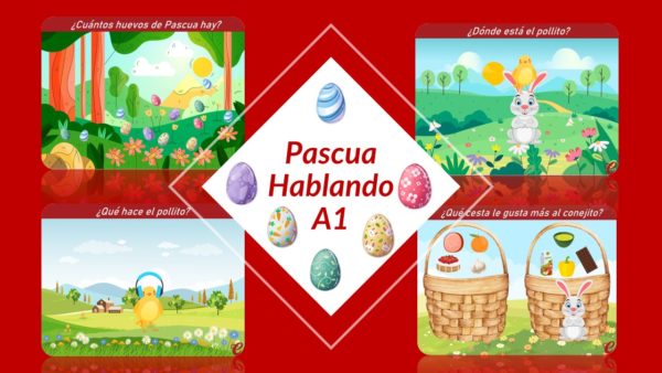Pascua hablando A1 + karty do gry Poco Loco