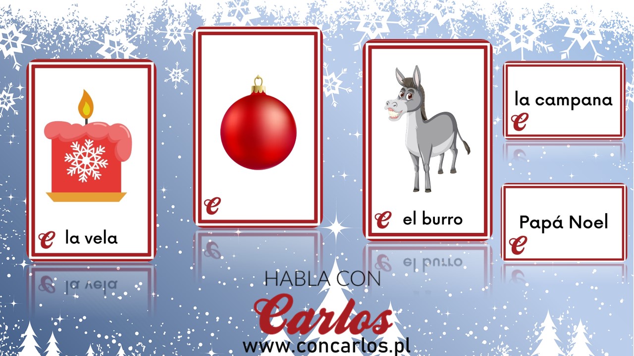 Tarjetas Navidad + sopa de letras